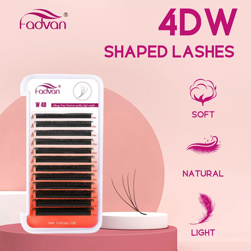 Eyelash Extension Volume Styles - FADVAN 4D W Shape Premade Volume