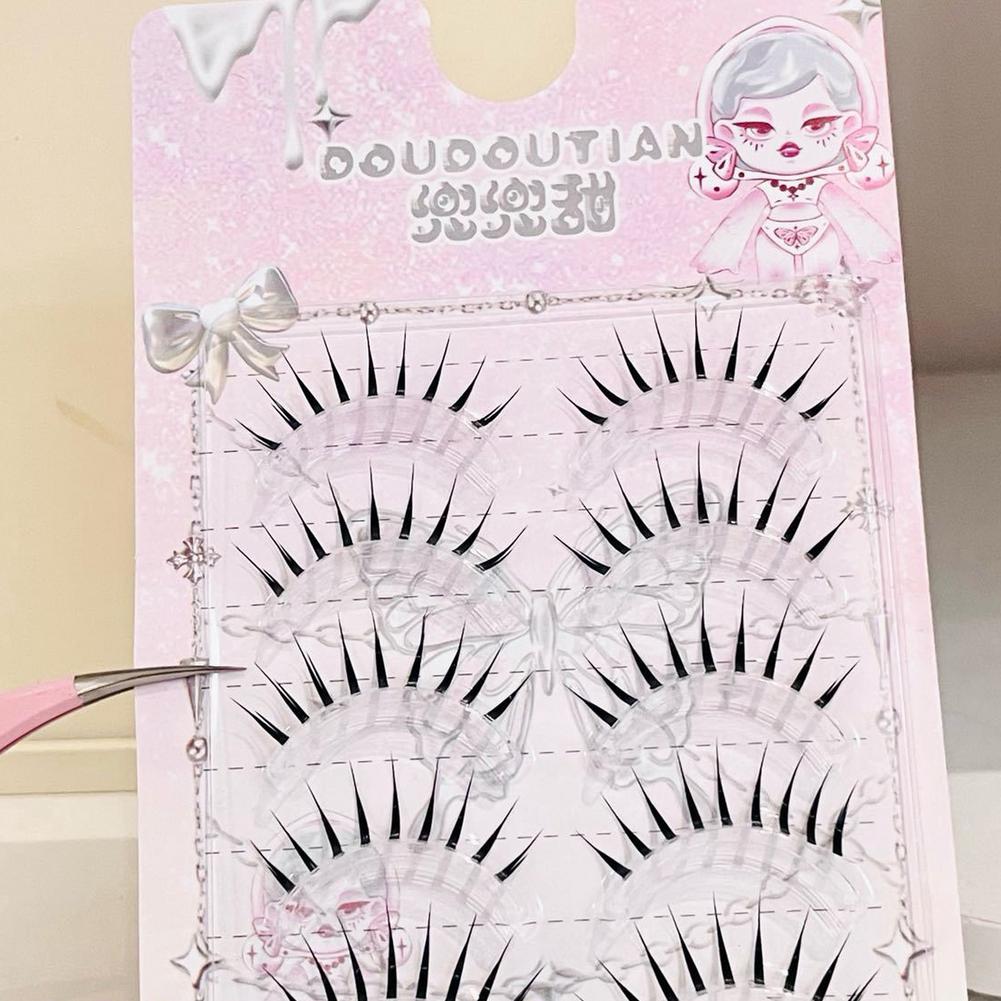 Eyelash Extension Japanese Style - 5 Pairs Natural False Eyelashes Japanese