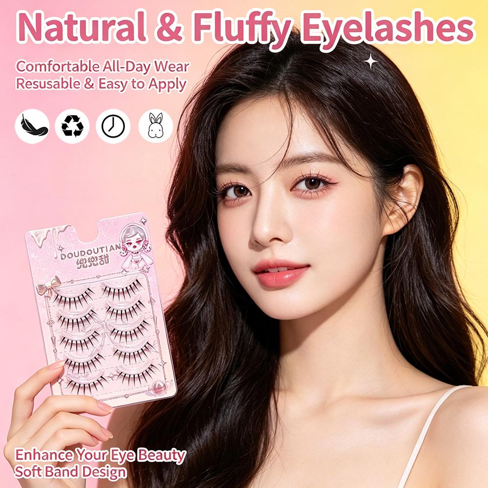 Eyelash Extension Japanese Style - Wet Tip Comic Eye False Eyelashes