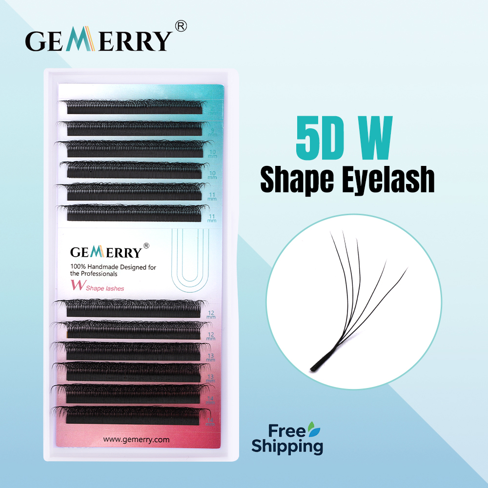 Eyelash Extension Volume Styles - GEMERRY 5D W Shape Eyelash Extensions