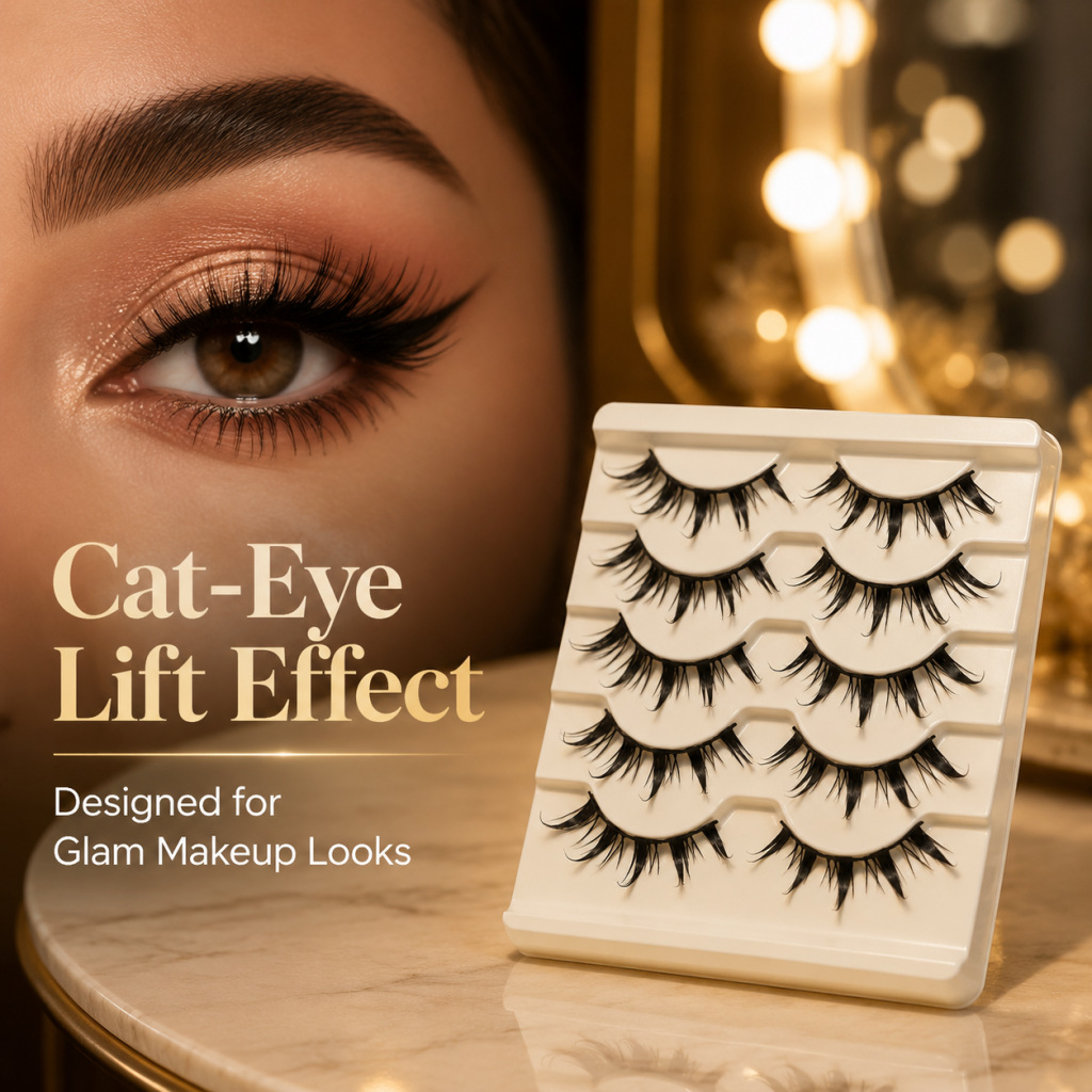 Cosplay Fake Eyelashes 5Pcs Li - Eyelash Extension Japanese Style 评论和价格