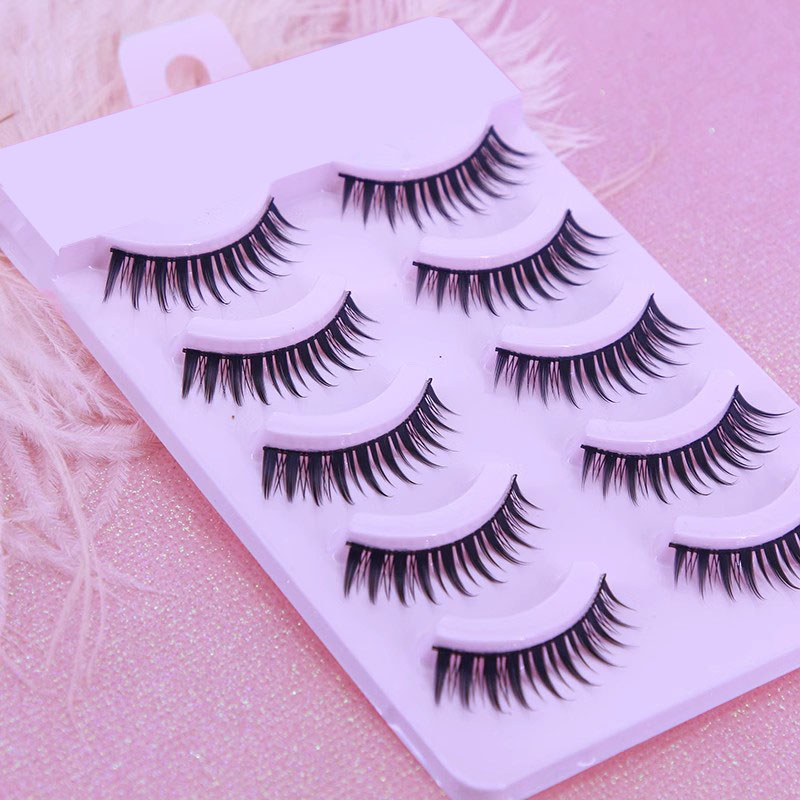 Handmade 5 Pairs Japanese Styl - Eyelash Extension Japanese Style 评论和价格