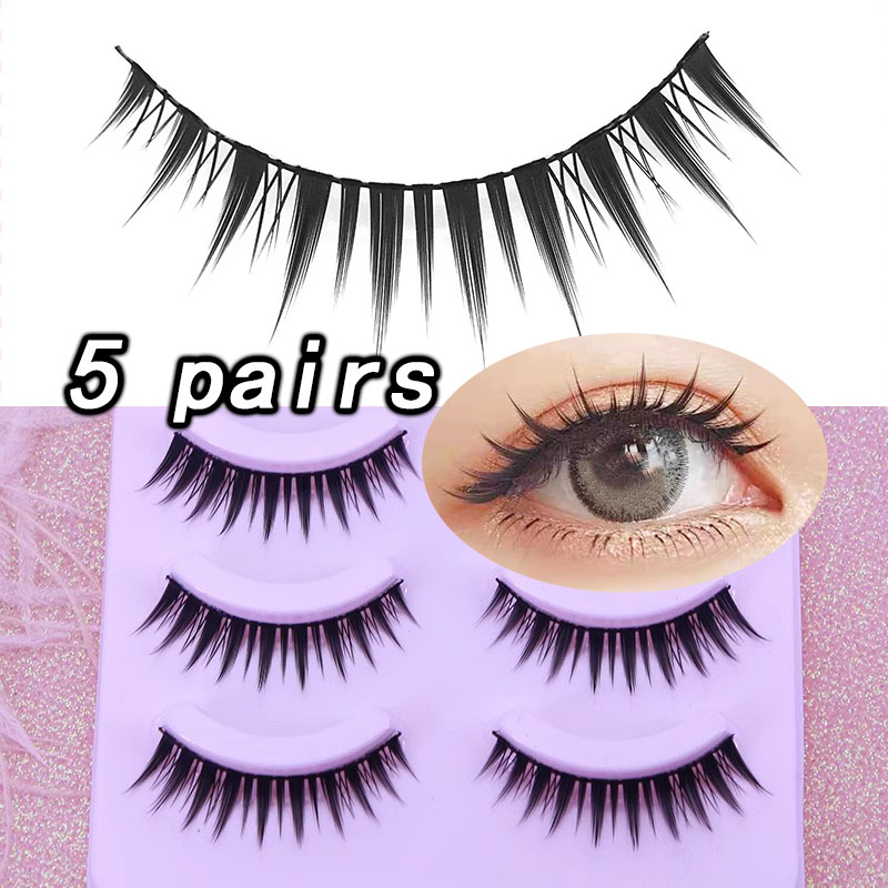 Handmade 5 Pairs Japanese Styl - Eyelash Extension Japanese Style 评论和价格
