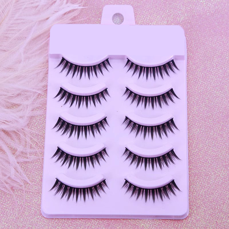 Handmade 5 Pairs Japanese Styl - Eyelash Extension Japanese Style 评论和价格