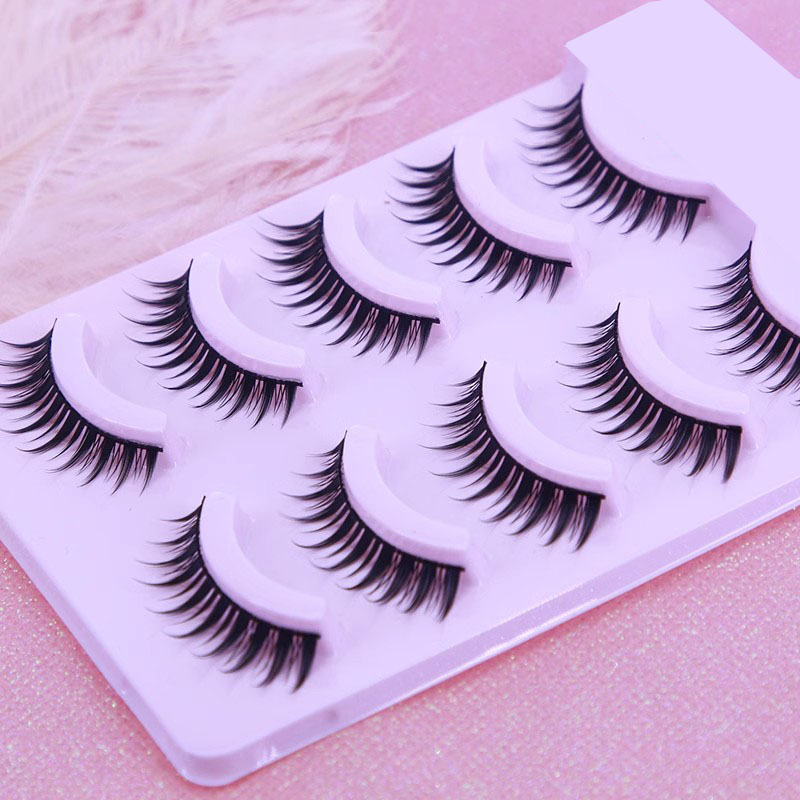 Handmade 5 Pairs Japanese Styl - Eyelash Extension Japanese Style 评论和价格