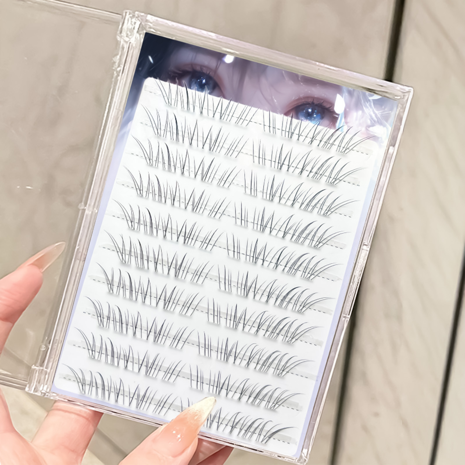 Korean Style False Eyelashes B - Eyelash Extension Volume Styles 评论和价格