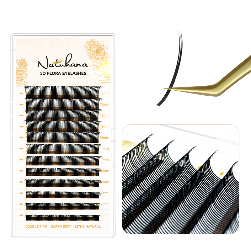 NATUHANA 5D W Style Flora Lash - Eyelash Extension Volume Styles 评论和价格