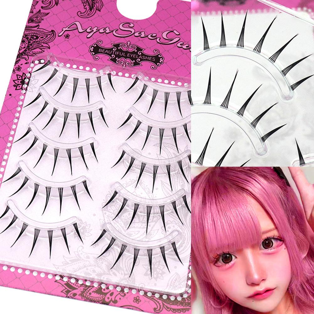 One-Piece False Eyelashes Blac - Eyelash Extension Doll Eye 评论和价格