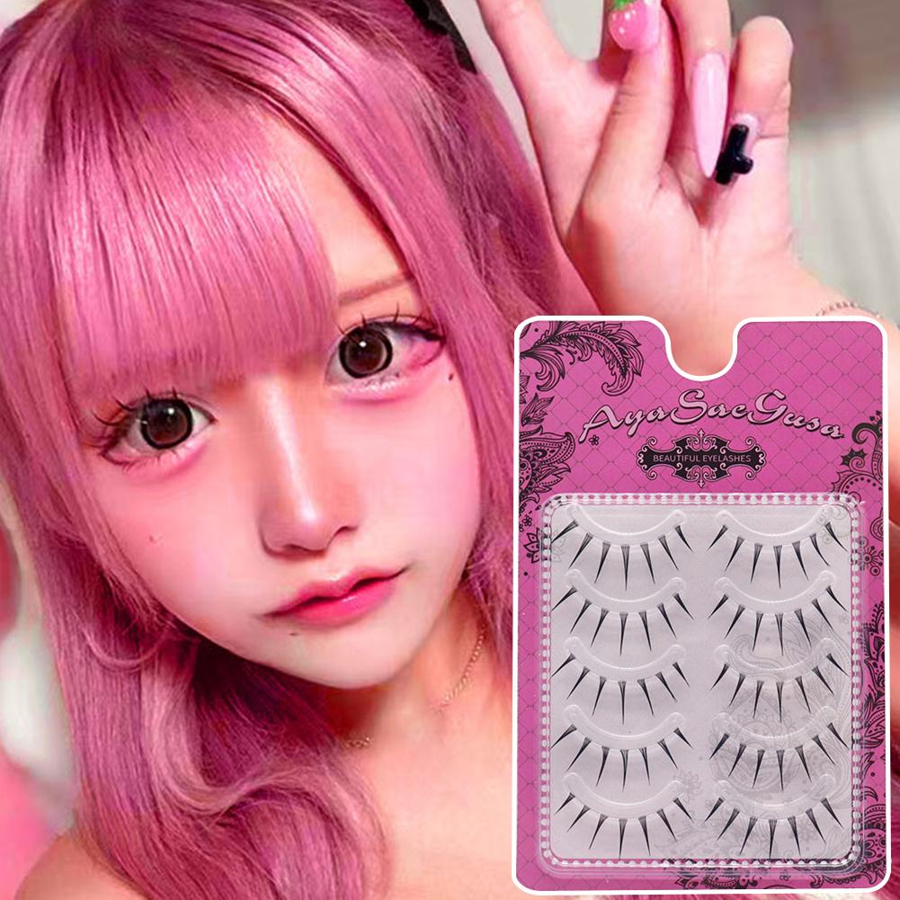 One-Piece False Eyelashes Blac - Eyelash Extension Doll Eye 评论和价格
