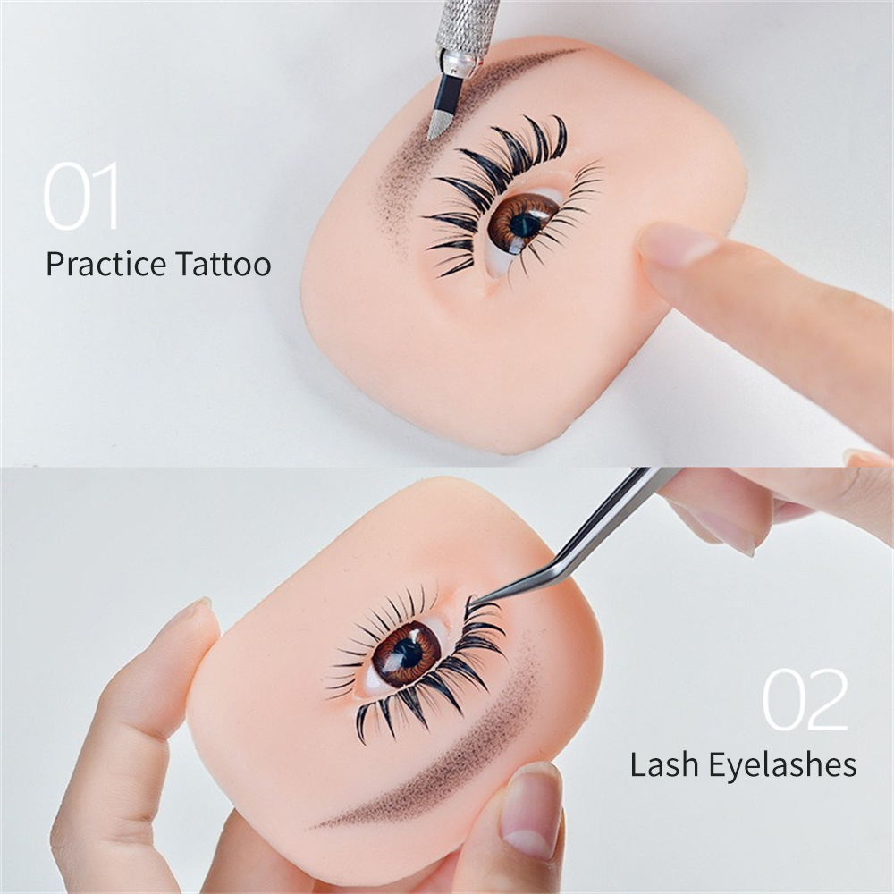 Eyelash Extension Practice Man - Eyelash Extension Doll Eye 评论和价格