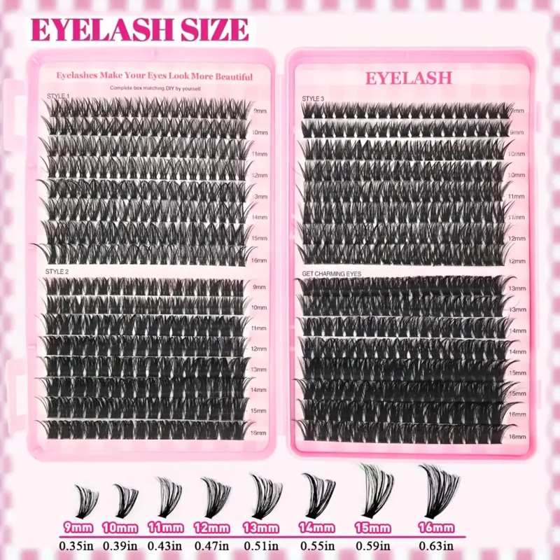 30/40/50/60/80/100D,Thick 9-16 - Eyelash Extension Volume Styles 评论和价格