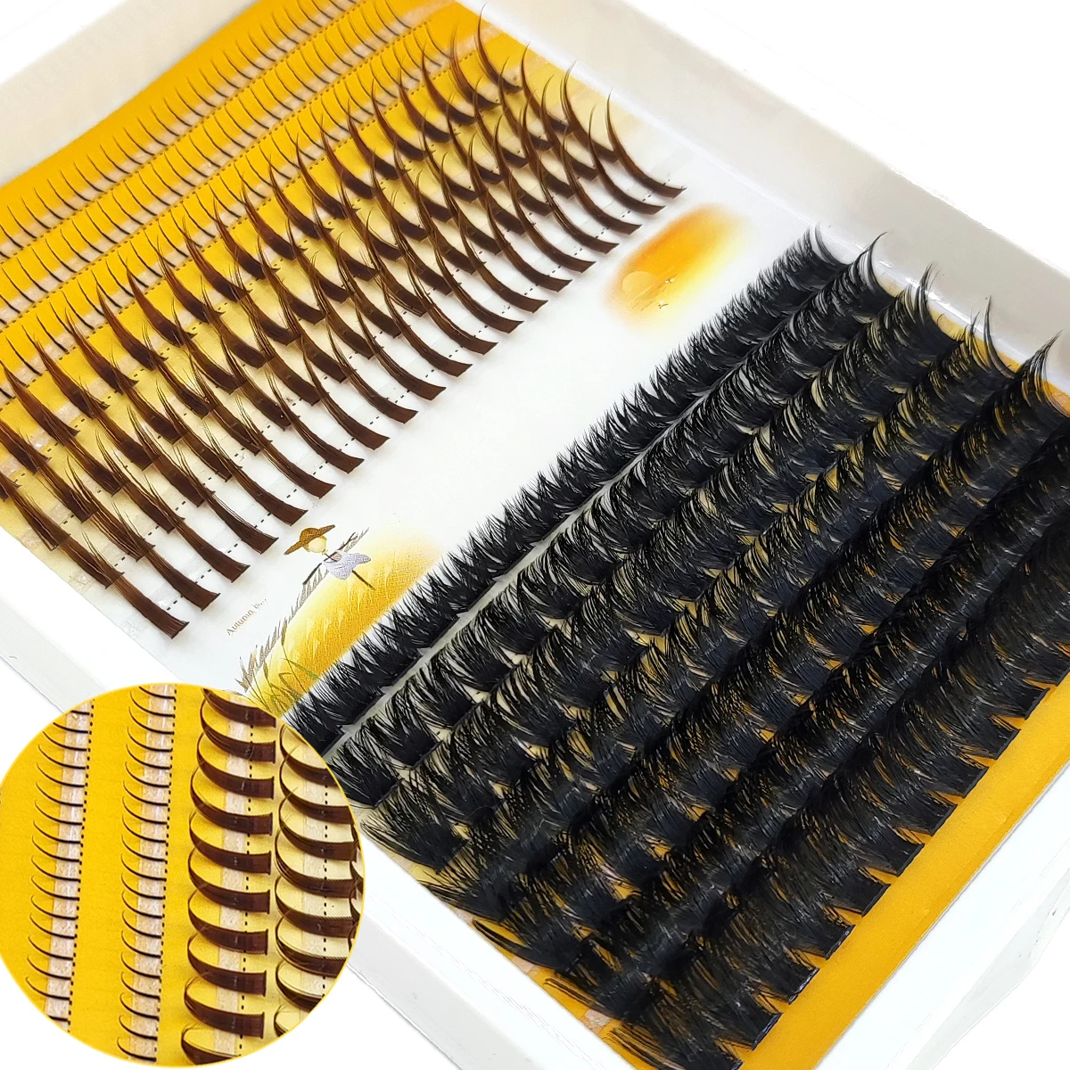 AMSDCN 60D-120D eyelash cluste - Eyelash Extension Doll Eye 评论和价格