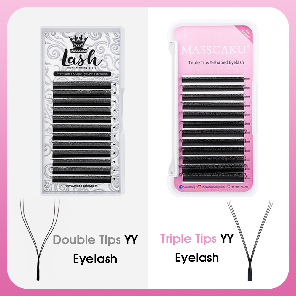 Hot Selling Masscaku YY Shape  - Eyelash Extension Volume Styles 评论和价格