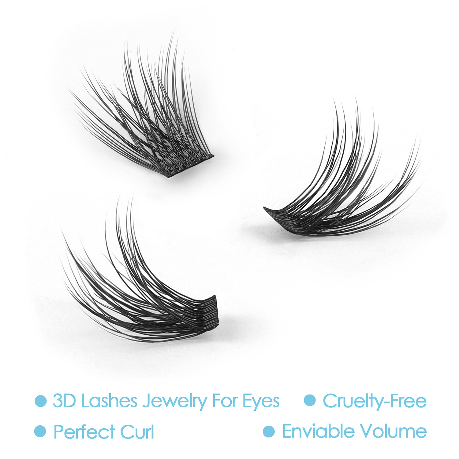 New Segmented Cluster Eyelash  - Eyelash Extension Doll Eye 评论和价格