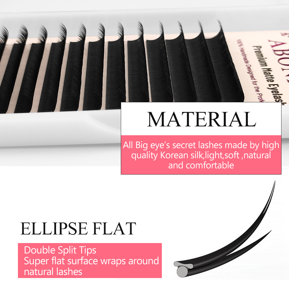 Abonnie Brown Colored Ellipse  - Eyelash Extension Mega Volume 评论和价格
