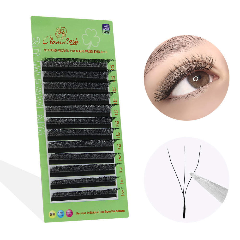 GLAMLASH W Shape Eyelash Exten - Eyelash Extension Volume Styles 评论和价格