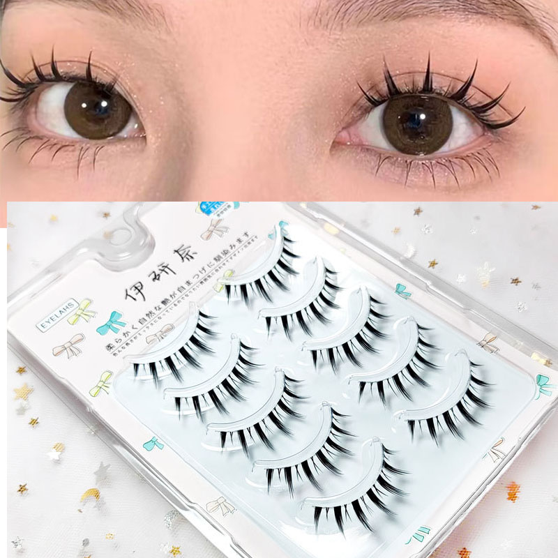 New Style 5Pairs Women Natural - Eyelash Extension Japanese Style 评论和价格