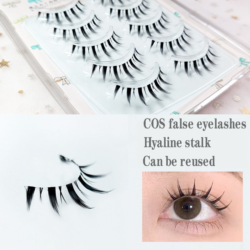 New Style 5Pairs Women Natural - Eyelash Extension Japanese Style 评论和价格